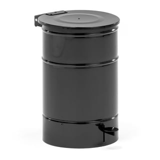 Avfallsbehållare, 30 liter, svart