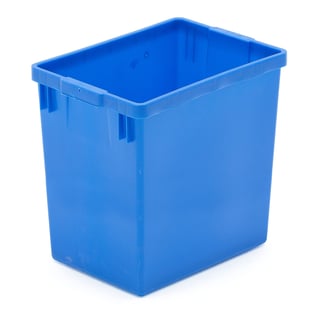 Avfallsbeholder for kildesortering, 29 liter, blå