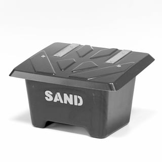 Sandkasse, 65 liter, svart