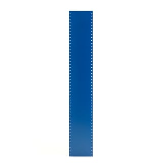 Täckt gavel till hyllställ, 1-pack, 2100x400 mm, blå