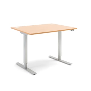Skrivbord, höj och sänkbart, 1200x800 mm, boklaminat