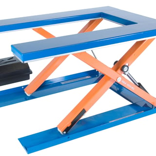 Lavtbygget E-formet løftebord løftekapasitet 1000 kg løftehøyde 720 mm