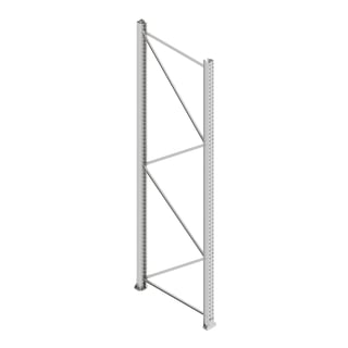 Gavl til pallereol, H3500 D1100 mm, 9500 kg