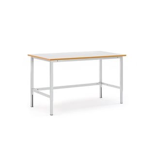 ESD Arbetsbord, 1500x800 mm, med ljusgrå ESD-skiva