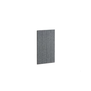 Lydabsorbent for vegg, H600 B400 mm, mørk grå