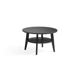 Sofabord, Ø800 H500 mm, svart