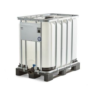 IBC-container med plastpall, 800 liter