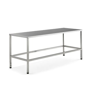 Arbetsbord, 2000x700 mm, rostfritt stål