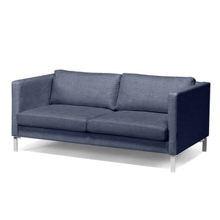 Sofa, 3-seter, mørk blå
