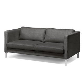 Soffa, 3-sits, antracitgrå