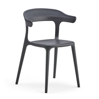 Stol, antracitgrå