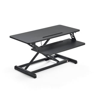 Sitt- och ståbord, 880x400 mm, svart