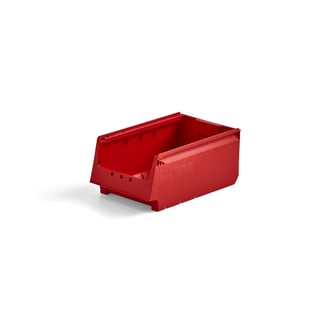 Lagerboks, serie -73, L350 B206 H155 mm, rød