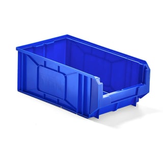 Plastbakke, L485 B300 H190 mm, blå