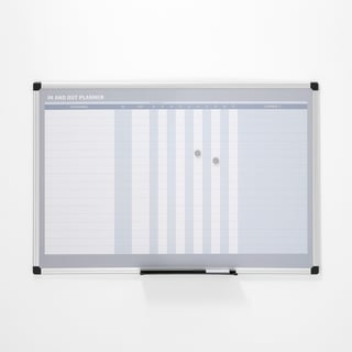 Whiteboard, närvarotavla/dagplanering, 900x600mm