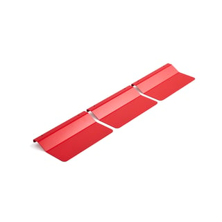 Källsorteringsmarkör för tippcontainer, 3-pack, Röd