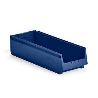 Lagerboks, serie -70, L600 B230 H150 mm, blå