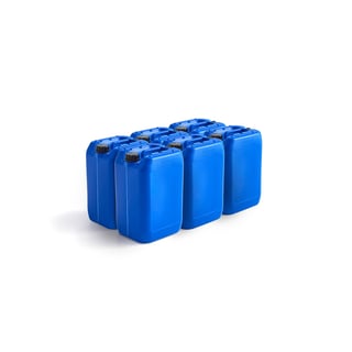 Plastdunk, 25 liter, blå, 6-pack
