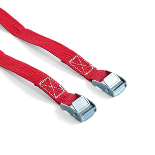 Spännband, 2,5 meter, 2-pack, röd