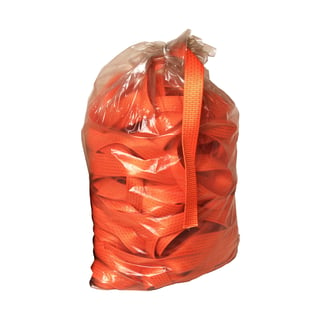 Engangsbånd, for lastesikkring i sekk, 40 mm, 200m/säck, 5000 daN, oransje
