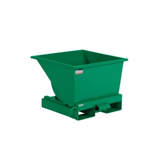 Tippcontainer, 150 liter, grön