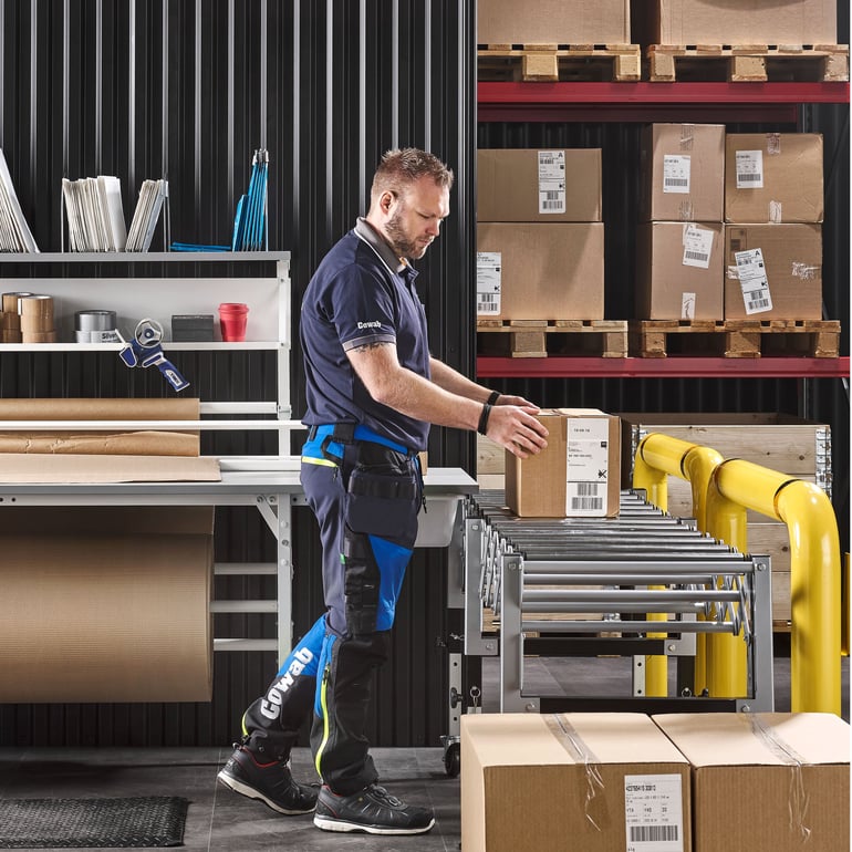 rullbana för bättre ergonomi